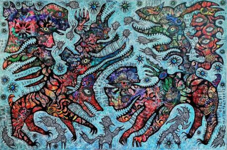 image shows artwork entitled 'ruminations of the mind'